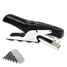 Stapler with 1000 Staples-Plier Stapler Save 60 Power,Good for Stapling at H...