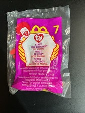 Strut The Rooster McDonalds Happy Meal Toy 1999 Ty Teenie Beanie Baby 7