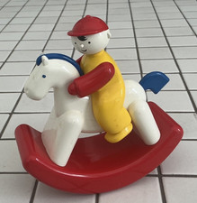 Ambi Toys Rocky Jockey Rocking Horse & Rider Baby lata 90. vintage Made in Holland