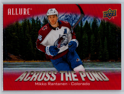 Mikko Rantanen 2024-25 Upper Deck Allure Across The Pond ATP-3 Avalanche