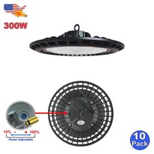 10Pack 30000Lm High Bay Led Shop Lights 300 Watt Industrial Commercial Warehouse