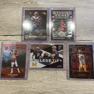NFL Tom Brady QUARTERBACK Lot Legends + Mahomes