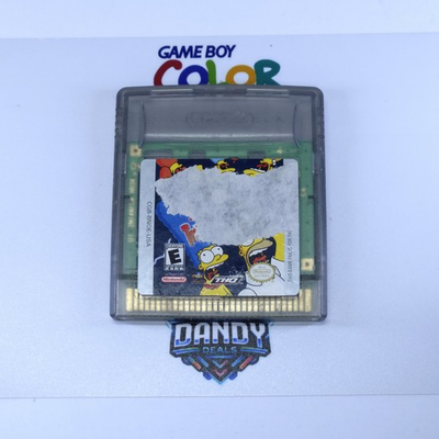 #ad #ad The Simpsons Night of the Living Treehouse of Horror GBC Authentic Tested Gam $28.99