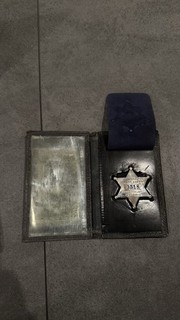Obsolete Cook County Sheriffs Office Junior Deputy Sheriff Badge Wallet W/ Badge