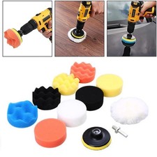 Car Polishing Buffing Pads Waxing Sponge Buffer Set Foam Polisher Kit For Drill
