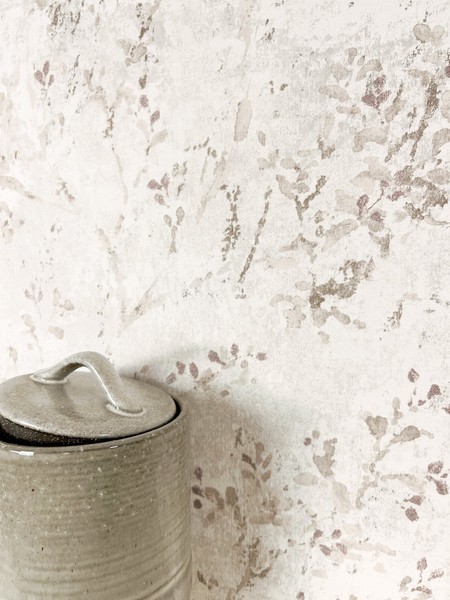 Newroom Vliestapete Beige BläTter Floral Romantisch 3D Optik Schlafzimmer Edel-image