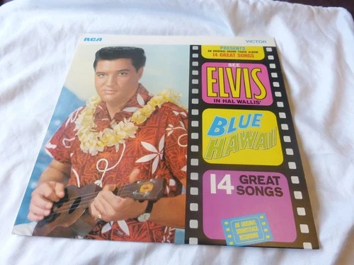 ELVIS PRESLEY  BLUE HAWAII RCA VICTOR STEREO UK STUNNING  NM