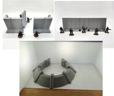 GREAT VALUE DEFENSE BARRIER 28mm terrain FAST SHIP|Alternate Wargaming Miniature