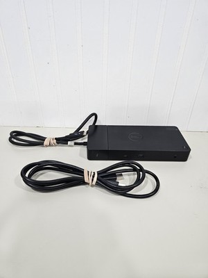 Dell  Computer Usbc Thunderbolt Docking Station Wd19tb No Power Adapter Untested