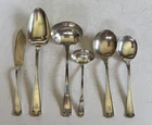 Gorham Etruscan Sterling Silver Mixed Serving Lot Mono D Estate Spoon 8.64 oz