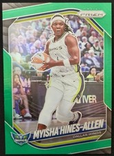 Myisha Hines-Allen 2025 Panini WNBA Prizm - Green Prizm Parallel #96
