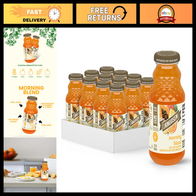 Organic Morning Blend Juice - 12 Pack, 8 fl oz Each, Healthy Breakfast Drink