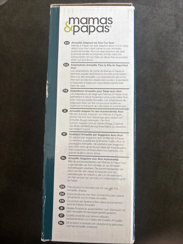 Adaptadores de armadillo para asiento de coche Mamas & Papas Foto 2 de 4