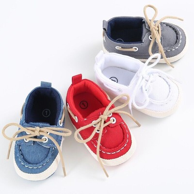 Baby Infant Classic Canvas Baby Shoes Boy Girl Soft Sole Size 1 & 3(0-18 Months)