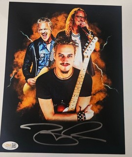 Brett Scallions Signed 8x10 Photo Fuel Singer Autograph JSA COA Rock Music