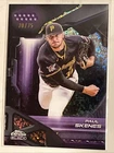 New Listing2026 Topps Chrome Black Paul Skenes #35 Purple Mini Diamond Refractor /75 MINT
