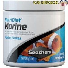 Nutrient Rich Fish Flake Food W/ Garlic Probiotics Vitamin C All Life Stages New