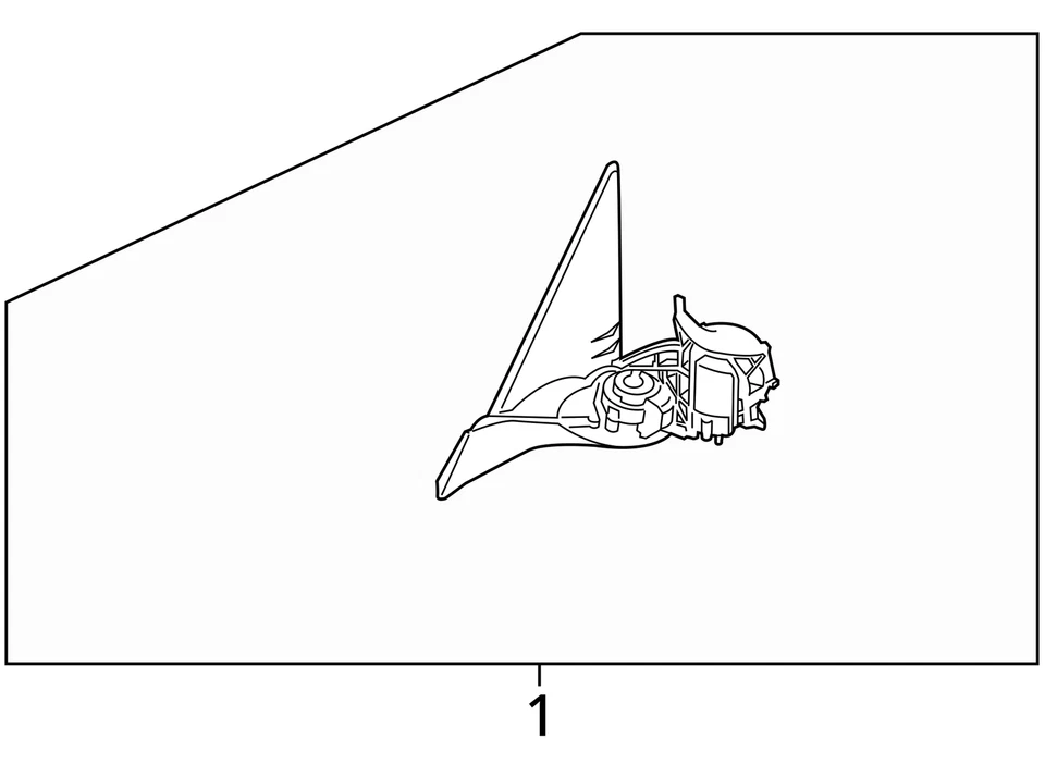 2017 BMW 230i Right Door Mirror Grey B39 Power Auto Dim OEM Foto 4 de 4