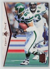 WAYNE CHREBET 1995 UPPER DECK SP FOOTBALL ROOKIE CARD # 179. rookie card picture