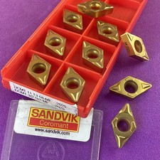 10pc SANDVIK DCMT 11T308-MF  DCMT 3 2.5 2-MF Carbide Inserts: 2025  Machinist