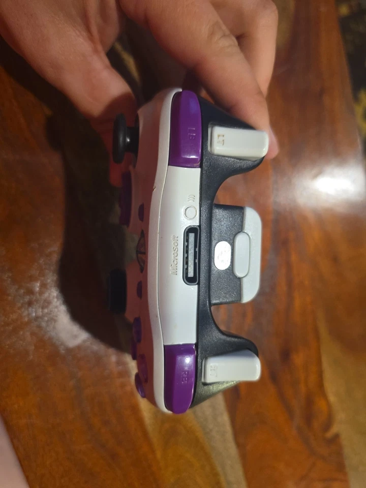 Controlador Microsoft XBOX 360, PERSONALIZADO (el botón de sincronización es rígido, para reparación Foto 2 de 4