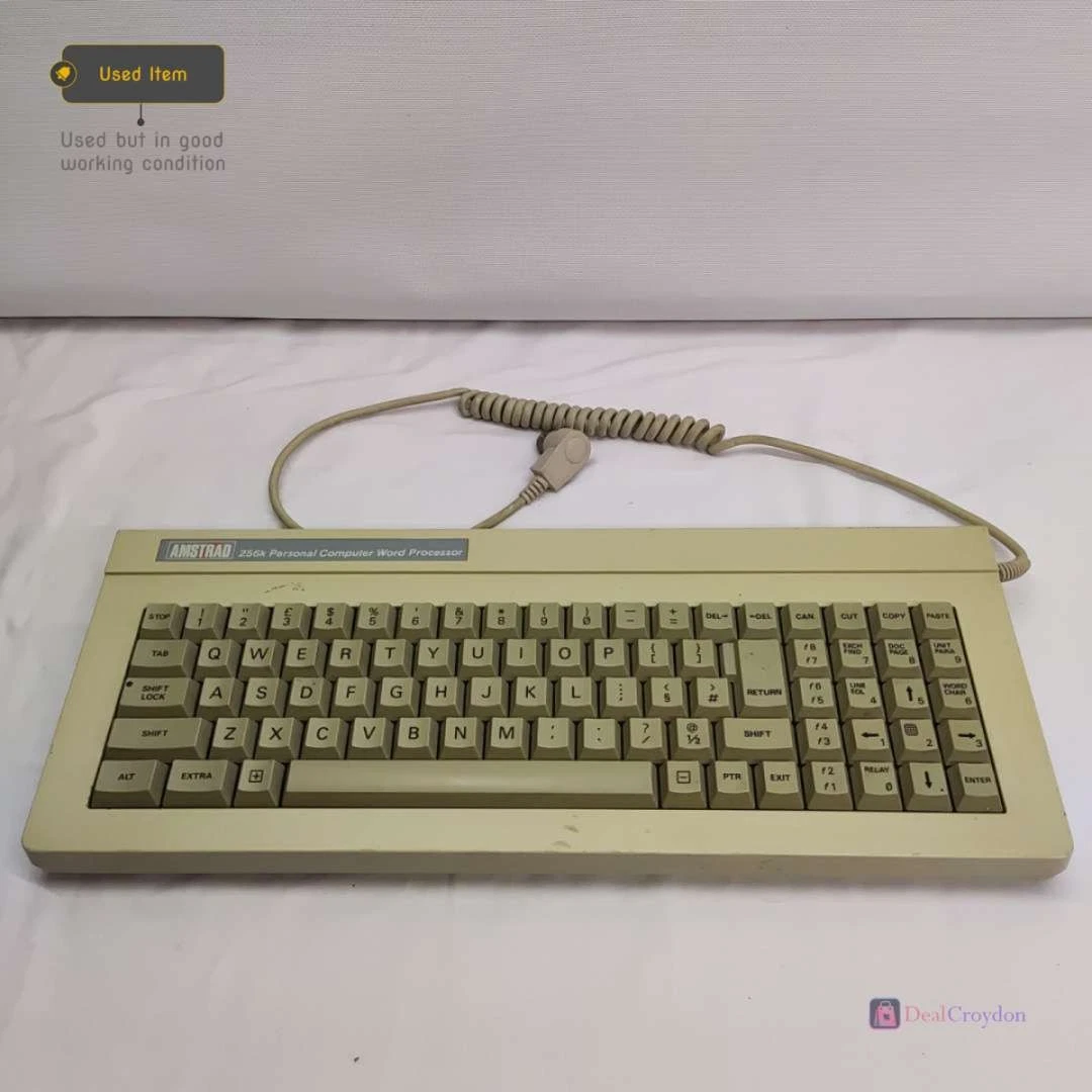 Amstrad PCW 8256 AZERTY – Vintage – Fonctionne – Avec Gotek – Ordinateur Collection