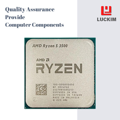 AMD Ryzen 5 3500 CPU - Socket AM4 6 Cores 6 Threads 3.6GHz 16MB L3 Cache 65W.