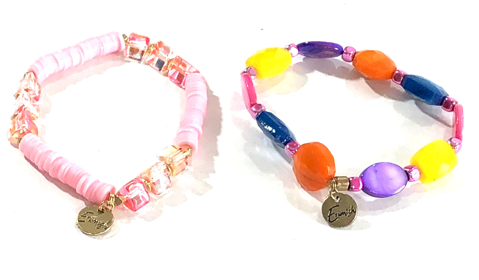 Erimish Bracelet Beaded Stretch Stack - Lot of 2 - image 2