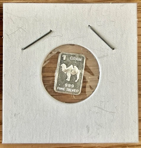 Camel 🐫 - 1 Gram .999 Fine Pure SILVER Mini bar