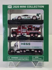 2020 Hess Mini Collection Race Car, Truck and Ladder Rescue, 18 Wheeler Truck