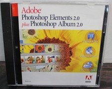 Adobe Photoshop Elements 2.0 CD-ROM with Serial Number