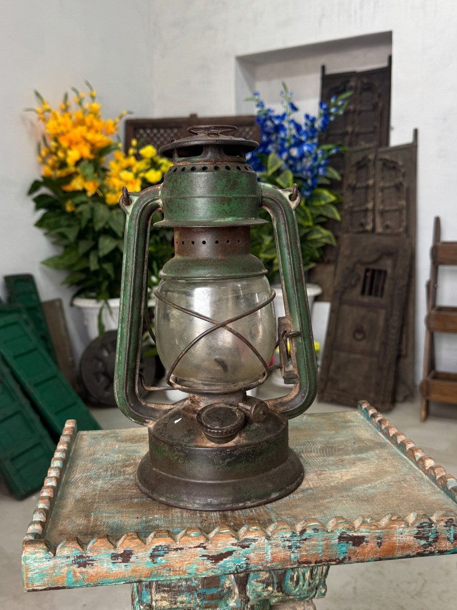 ライト・ランタン Feuerhand 270 Vintage Rare Hand Crafted Feuerhand No.270 Green Kerosene Lantern