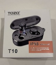 TOZO T10 Bluetooth 5.0 Wireless Earbuds - IPX8 Waterproof Touch Control w/mic