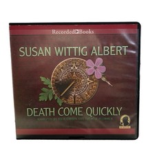 Death COmes Quickly by Susan Wittig Albert Audiobook CD China Bales Mystery