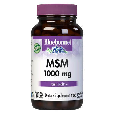 Bluebonnet Msm 1000 Mg 120 Vegetable Capsules, Joint Health