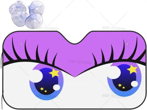 Car Eyes Car Sunshade Shield Windshield Window Sun Shade Blocker Cover Interior - Picture 12 of 28