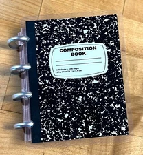 Composition Book Cover Set for use with MICRO Happy Planner Notes~