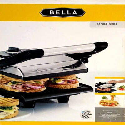 Sensio 14047 Bella Panini grill indicator lights Non-stick coating