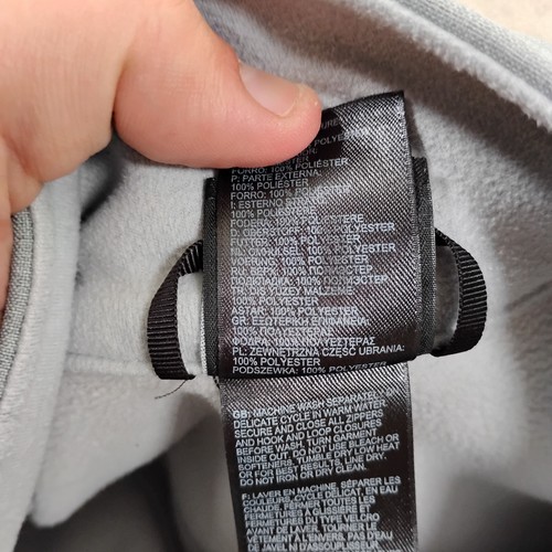 The North Face Jacket Womens XL Gray Wind Wall Full Zip Coat Outdoor Hiking A2 - Picture 10 of 16