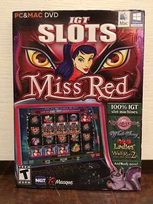 miss red --- collection of 15 igt casino slots computer games --- new
