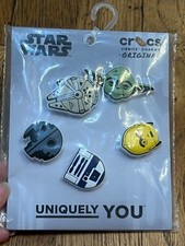 Crocs Uniquely You Jibbitz Charms Star Wars 5 Pack NEW