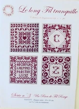 Savoir Faire Vailly Miniature Long Quiet Thread Series 3 Cross Stitch Charts 