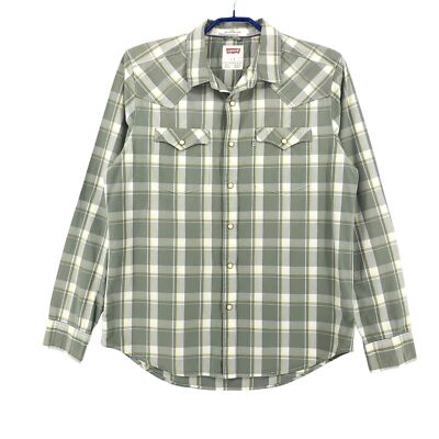 LEVI'S STRAUSS & CO Herren Slim Fit Langarm Lässig Kariertes Hemd Größe L