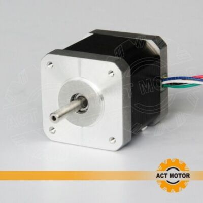 ACT 1PCS Nema17 Stepper 17HM5417 0.9 degree 1.7A 48mm 60oz-in Schrittmotor 
