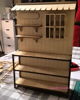 Miniatur Puppenhaus Gartengeräte – 4-teilig, Mop, Eimer, Wanne Mit Waschbrett & Toolbox, Für 1/12 Puppenhäuser