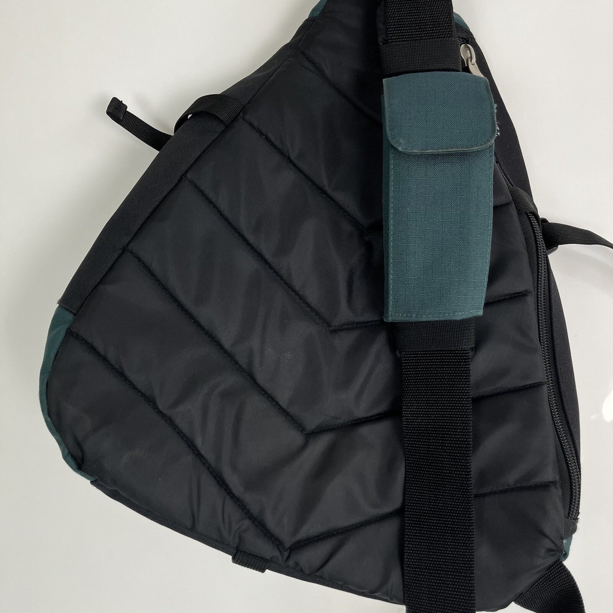 AMPAC Bag Sling Backpack Black Teal Crossbody Shoulder Strap  display picture 1
