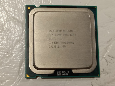 Intel Pentium E5300 2.6GHz Wolfdale Dual-Core SLGTL 65W Desktop LGA775 Processor
