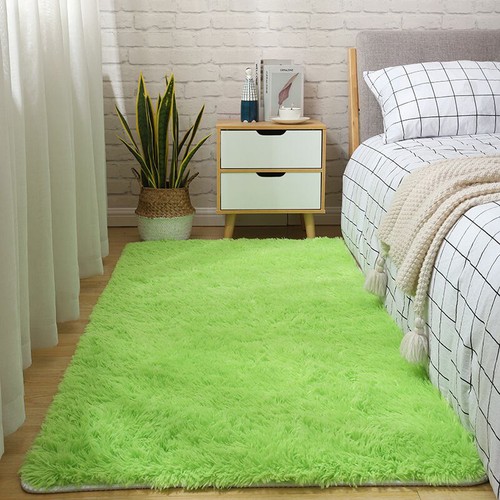 Plain Rugs Fluffy Carpet Shaggy Soft Large Pads Living Room Bedroom Pad Rug AU - Picture 15 of 27