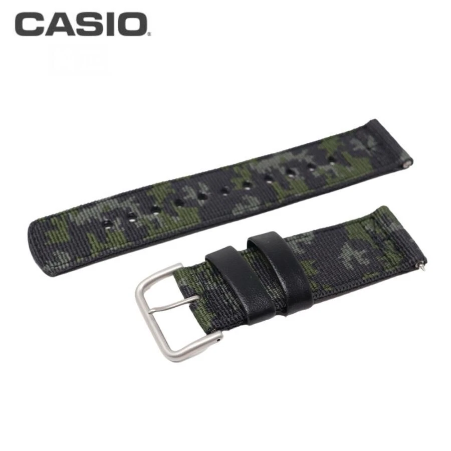 Correa de reloj CASIO PRO TREK genuina caqui camuflaje 10552480 para PRG-650YB PRG-650 Foto 3 de 4