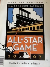 2007 MLB ALL STAR PROGRAM LIMITED GAMEDAY STADIUM EDITION SAN FRANCISCO BASEBALL